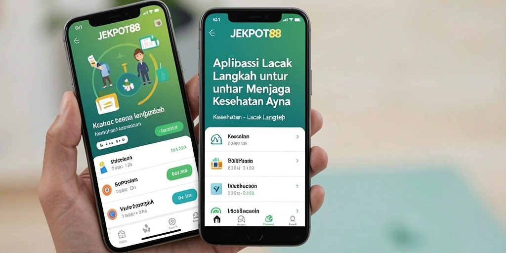 Tampilan antarmuka utama JEKPOT88 untuk pelacakan langkah.
